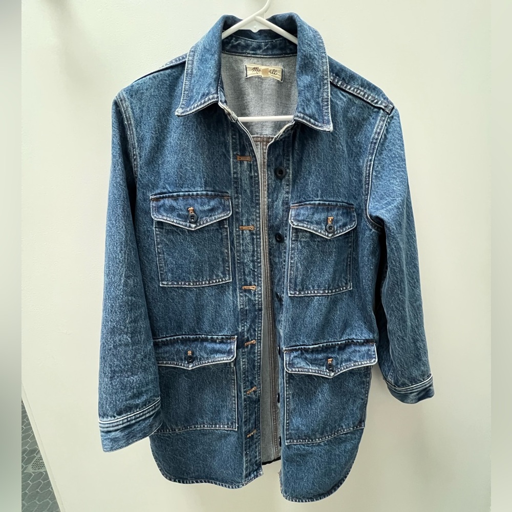 Madewell Denim Coat - XS - EUC
